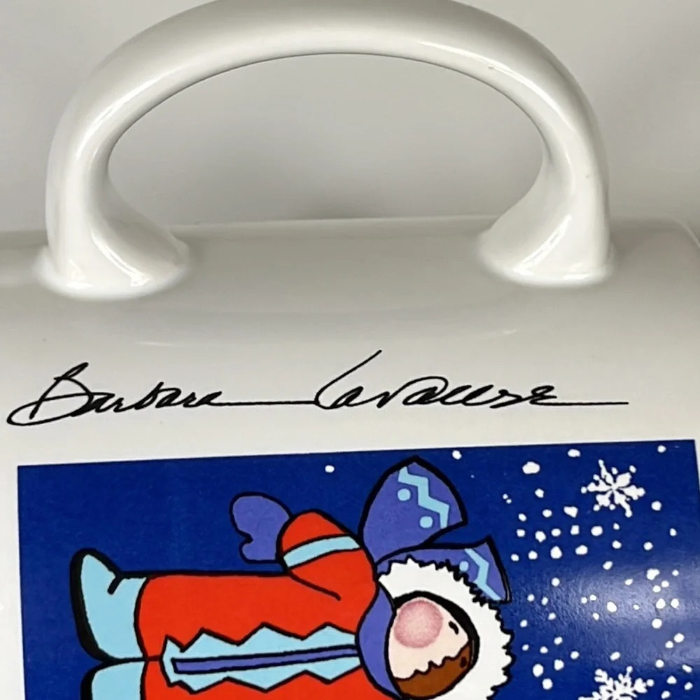 Artic Circle Enterprises Coffee Cup Anchorage Alaska Barbara Lavallee Snow Scene - Picture 9 of 9